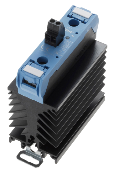 Picture of Relé estático monofásico em dissipador 75/35A 24-510V (18-30Vac/dc)