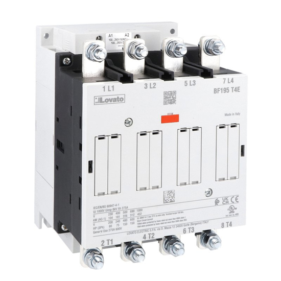 Picture of Contactor 4P 275A AC1 400Vac/dc