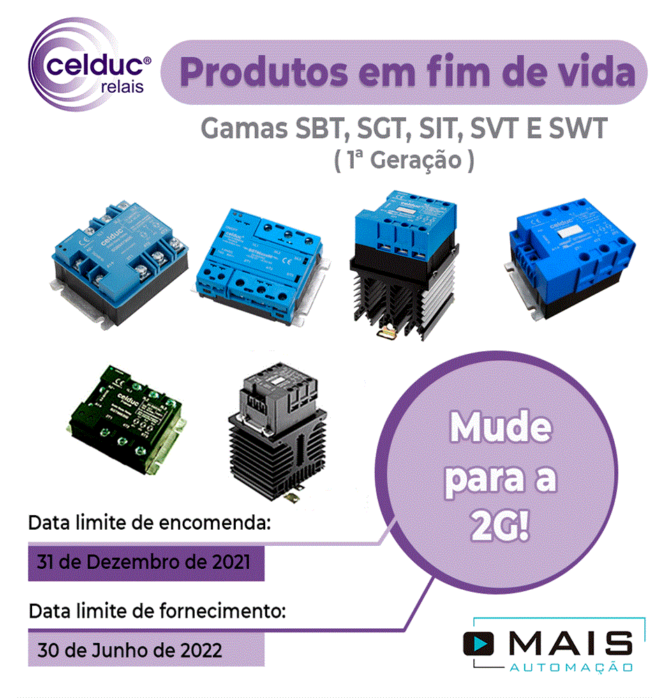 Produtos obsoletos - CELDUC